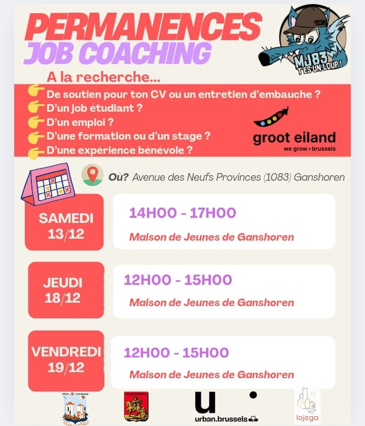 Permanences job coaching LISA1083